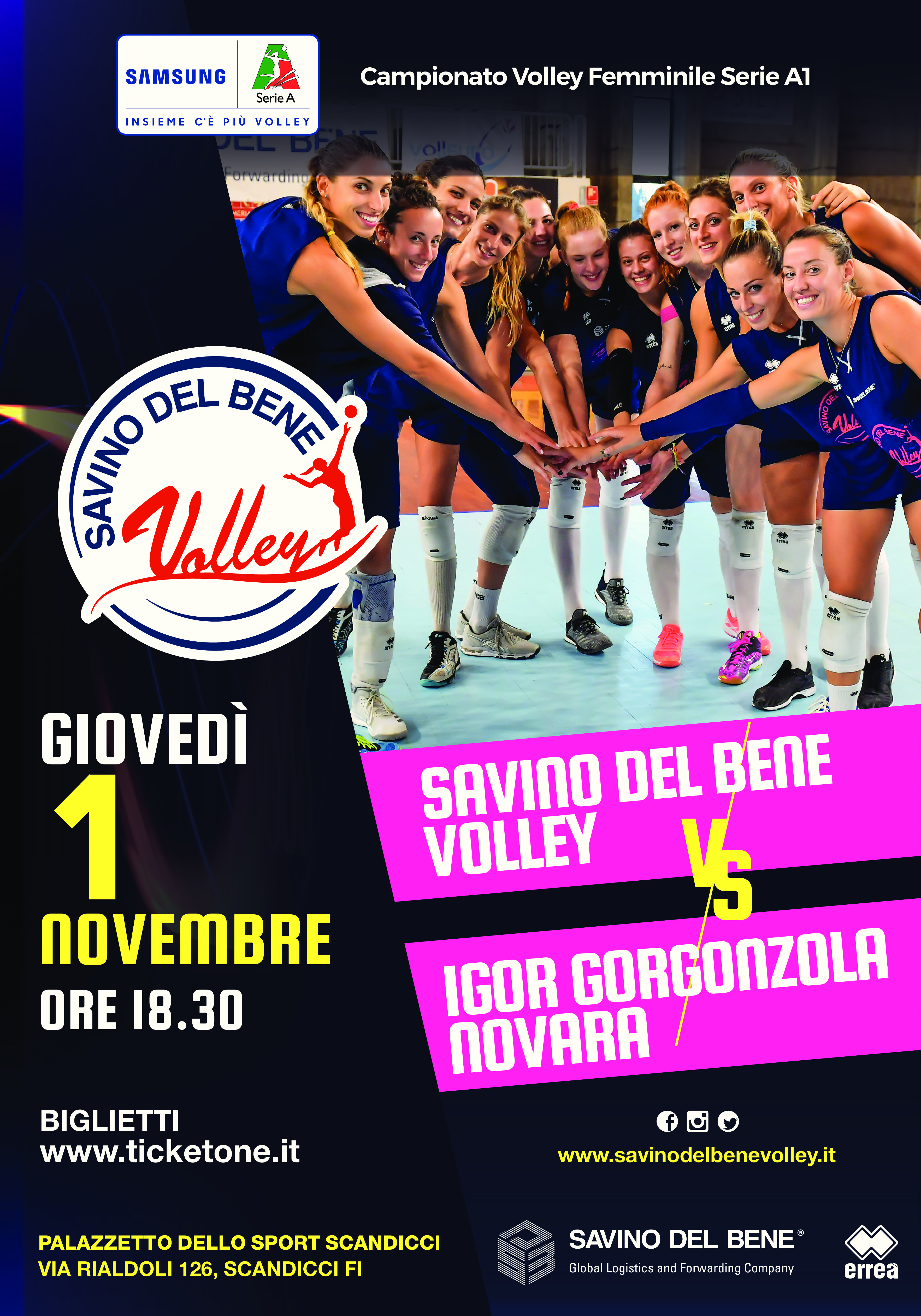Pronti al Volley Power? Ecco i biglietti per Savino Del Bene Scandicci – Igor Volley Novara