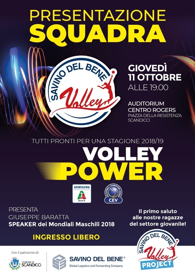 La Presentazione della Squadra 2018-2019