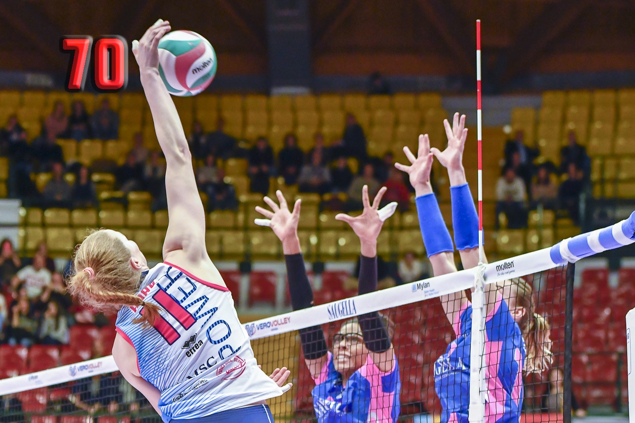 700 volte HAAK in Savino Del Bene! Stevanovic in testa alla classifica dei muri, Merlo supera quota cento ricezioni in sei gare