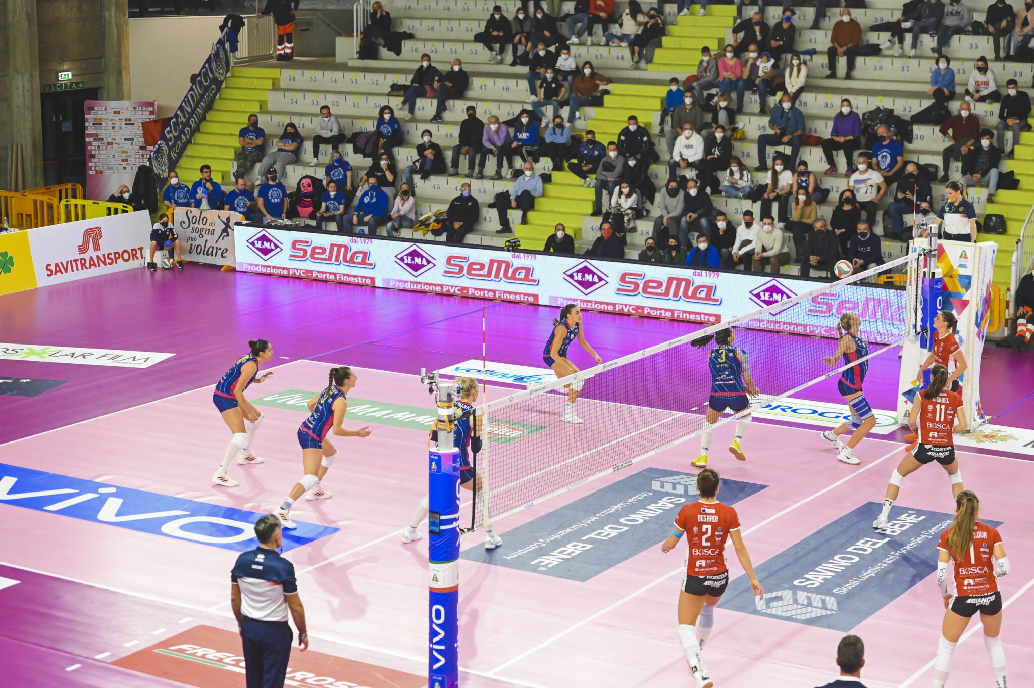 Spettatori: si torna alla capienza al 60% al Palazzetto