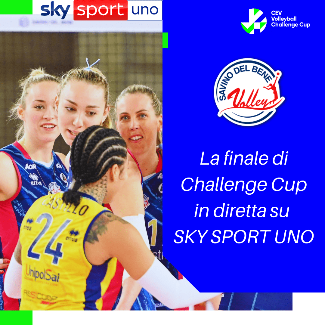 Finale di Challenge Cup: Savino Del Bene – Tenerife in diretta su Sky Sport Uno