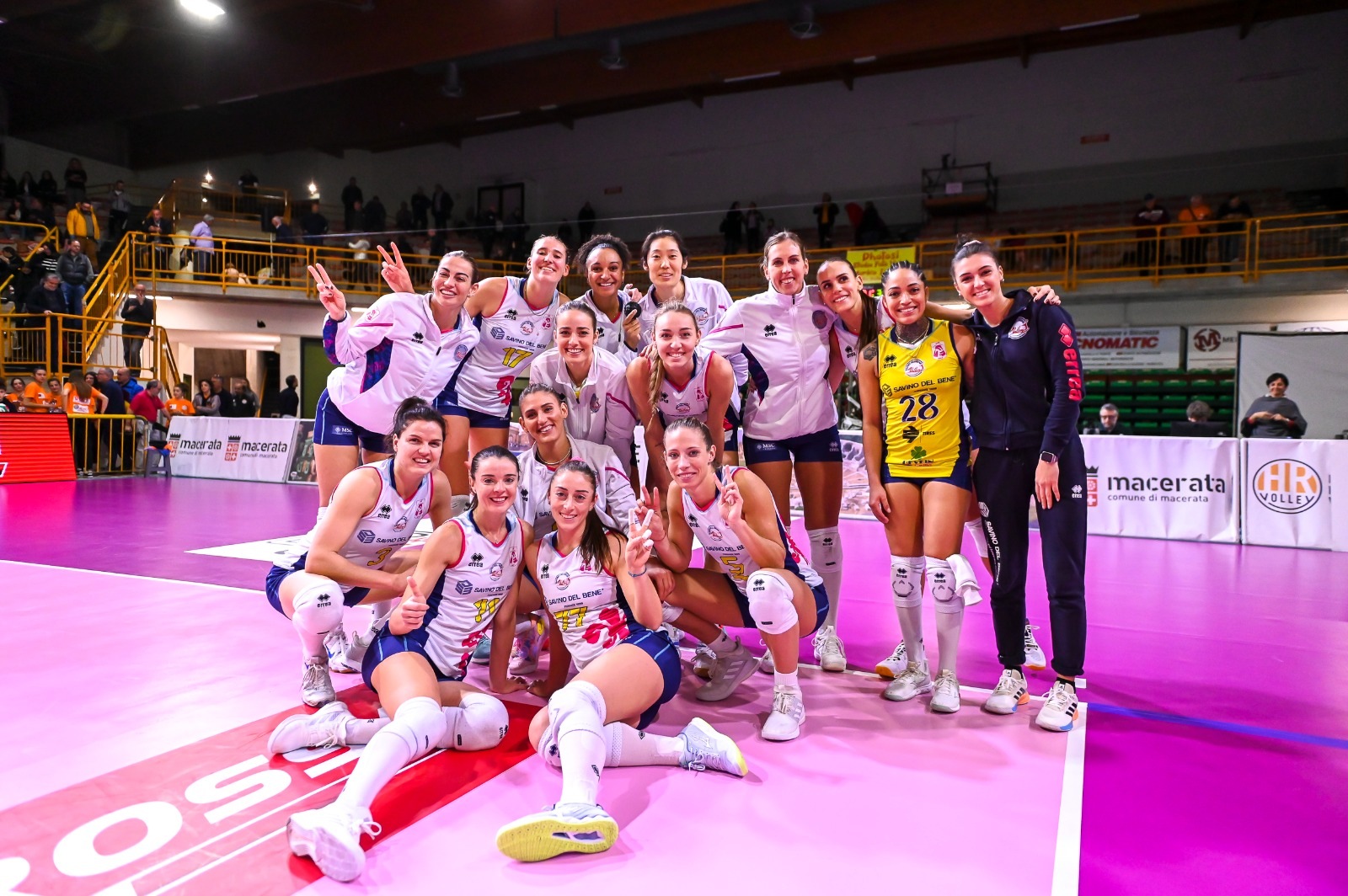 Terza vittoria consecutiva. Macerata al tappeto