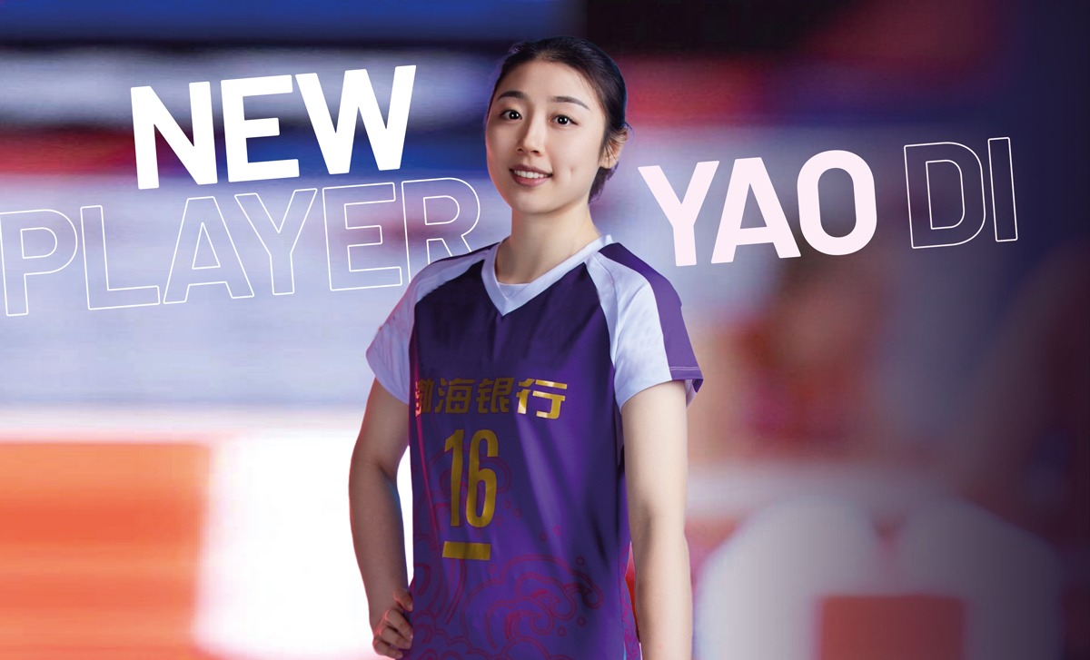 Yao Di è una nuova giocatrice della Savino Del Bene Volley