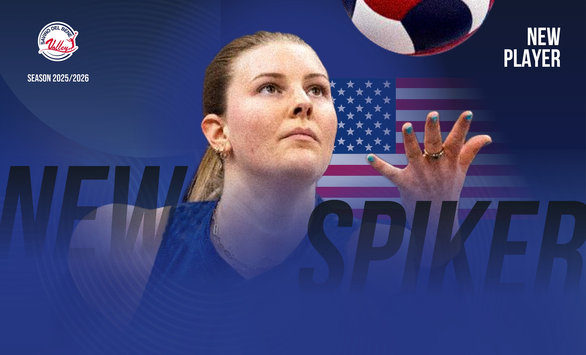 Sarah Franklin è una nuova giocatrice della Savino Del Bene Volley