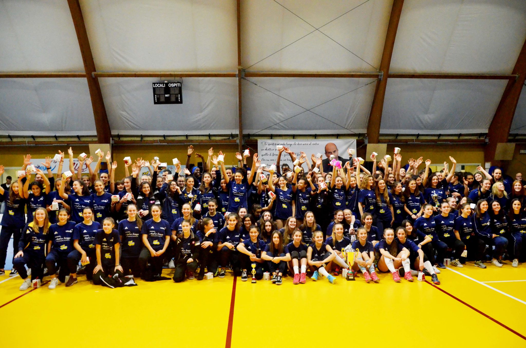 Memorial Scozzese, vince il Volleyrò ma trionfa il ricordo di Andrea